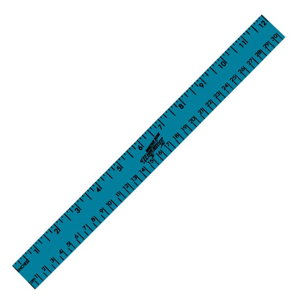 Picture of 12" Enamel Wood Ruler w/English & Metric Scale
