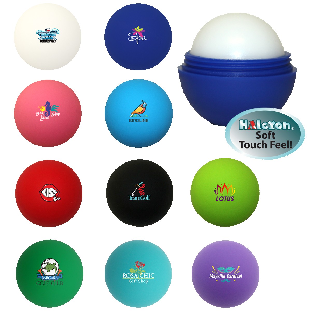 Picture of Halcyon® Round Lip Balm