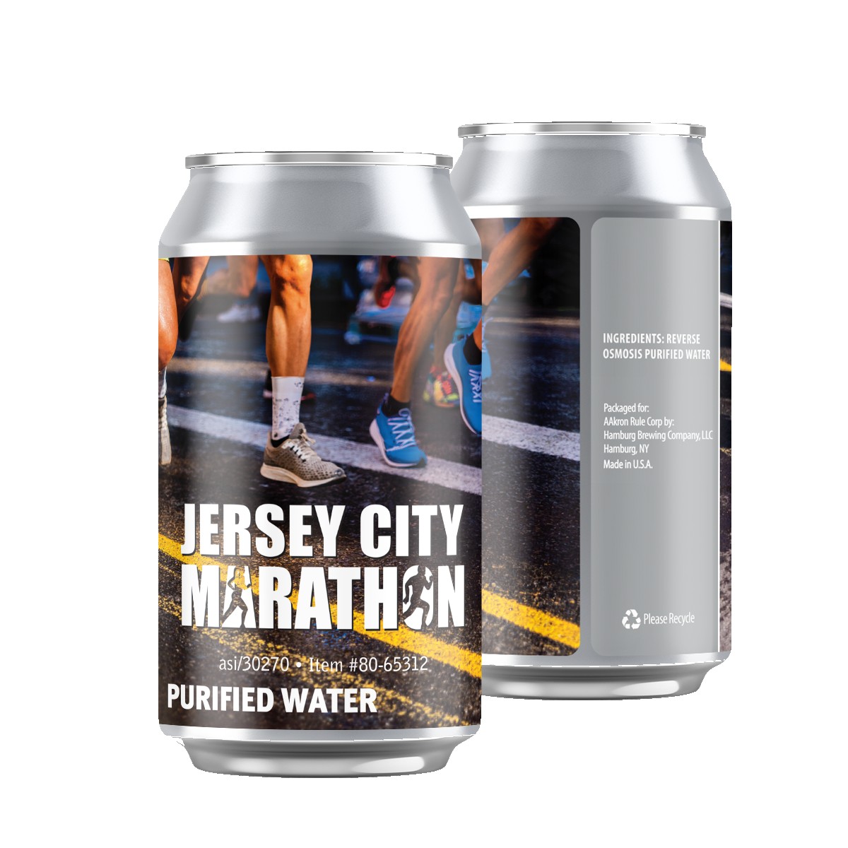 Picture of 12 Oz. Full Color Digital Purified Canned Water