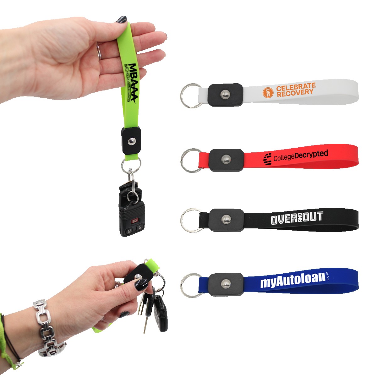 Picture of Fidget Roller Wristlet Keychain