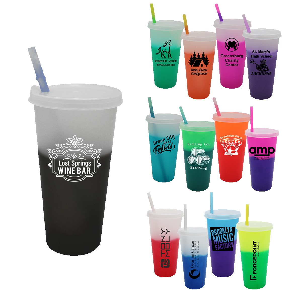 Picture of Mood 26 oz. Tumbler with Straw and Lid