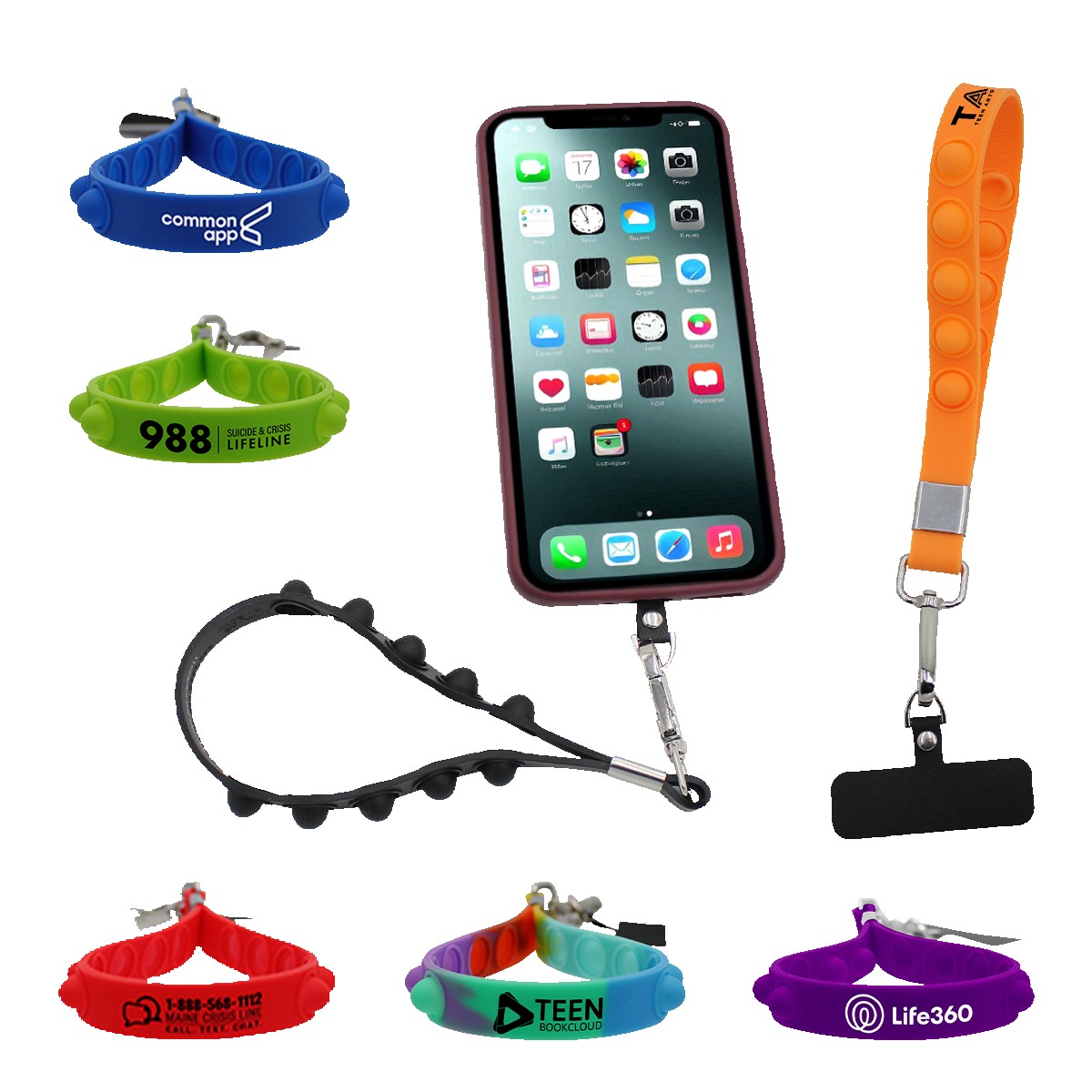 Picture of Stress Pop Wristlet Phone Holder