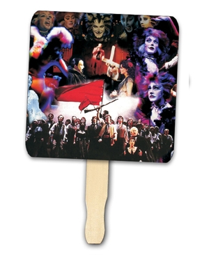 Picture of Custom Full Color Digital Stock Square Hand Fan