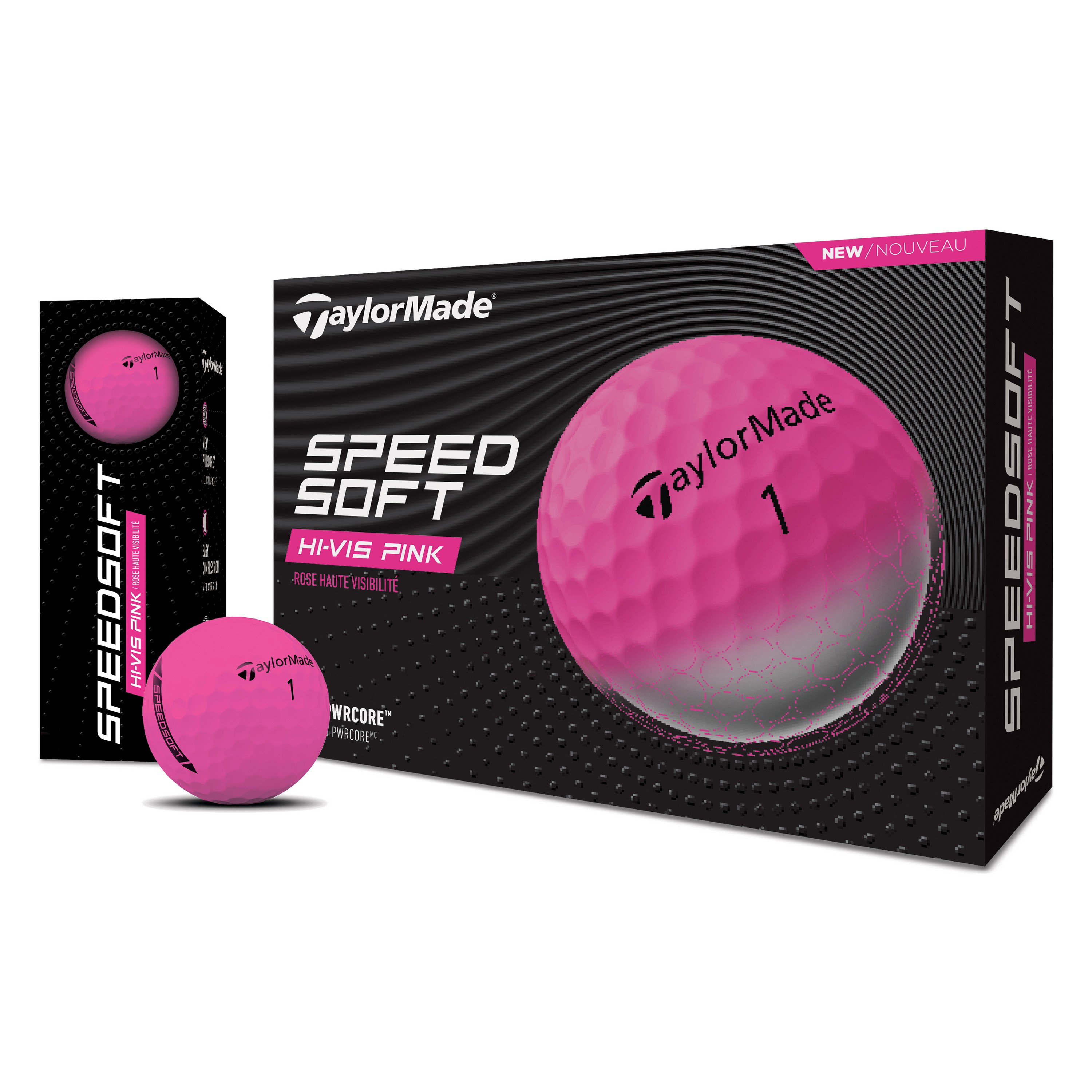 Picture of TaylorMade SpeedSoft Pink Golf Balls