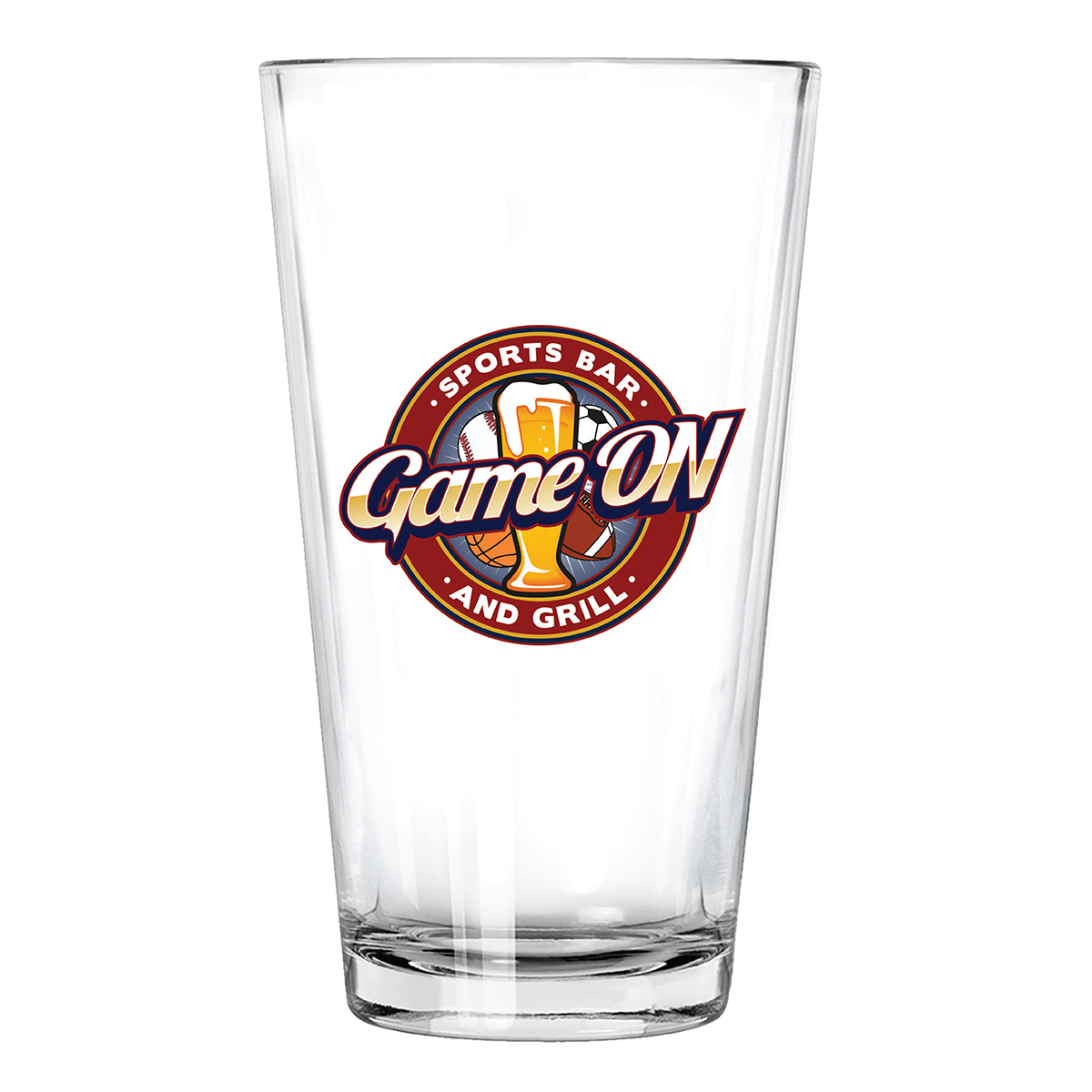 Picture of 16 Oz. Pint Glass - USA, Full Color Digital
