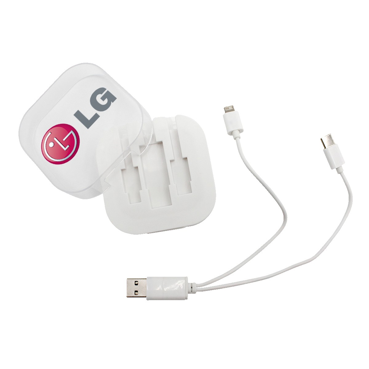 Picture of Charging Cable Case with Phone Stand, Full Color Digital