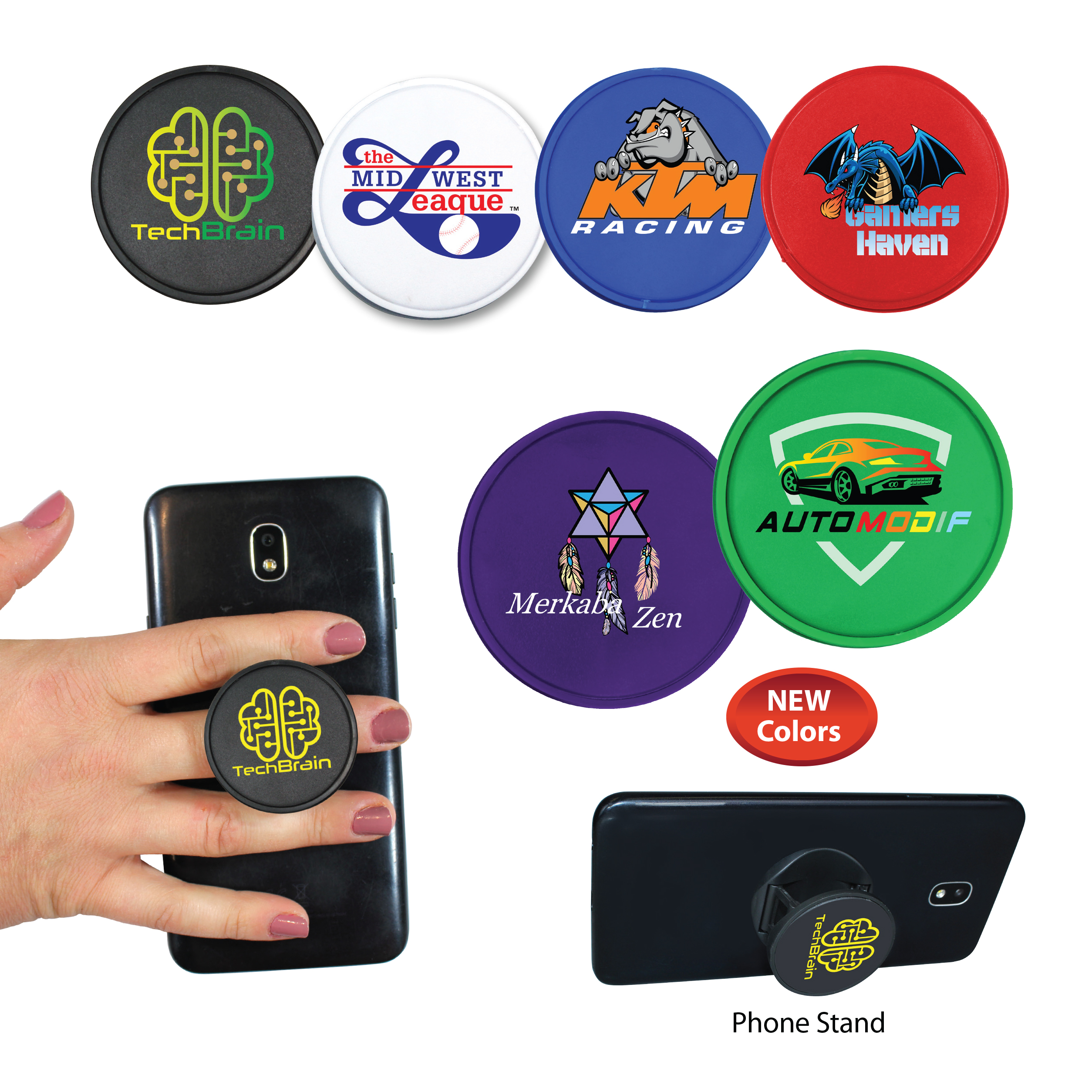 Picture of Stand-Out Phone Holder (Full Color Digital)