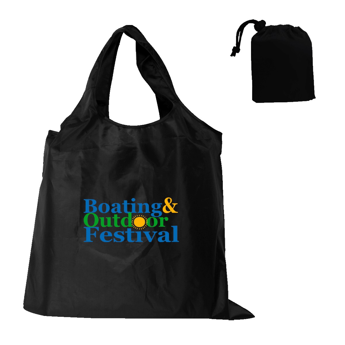 Picture of RPET Fold Away Carryall Tote Bag (Full Color Digital)