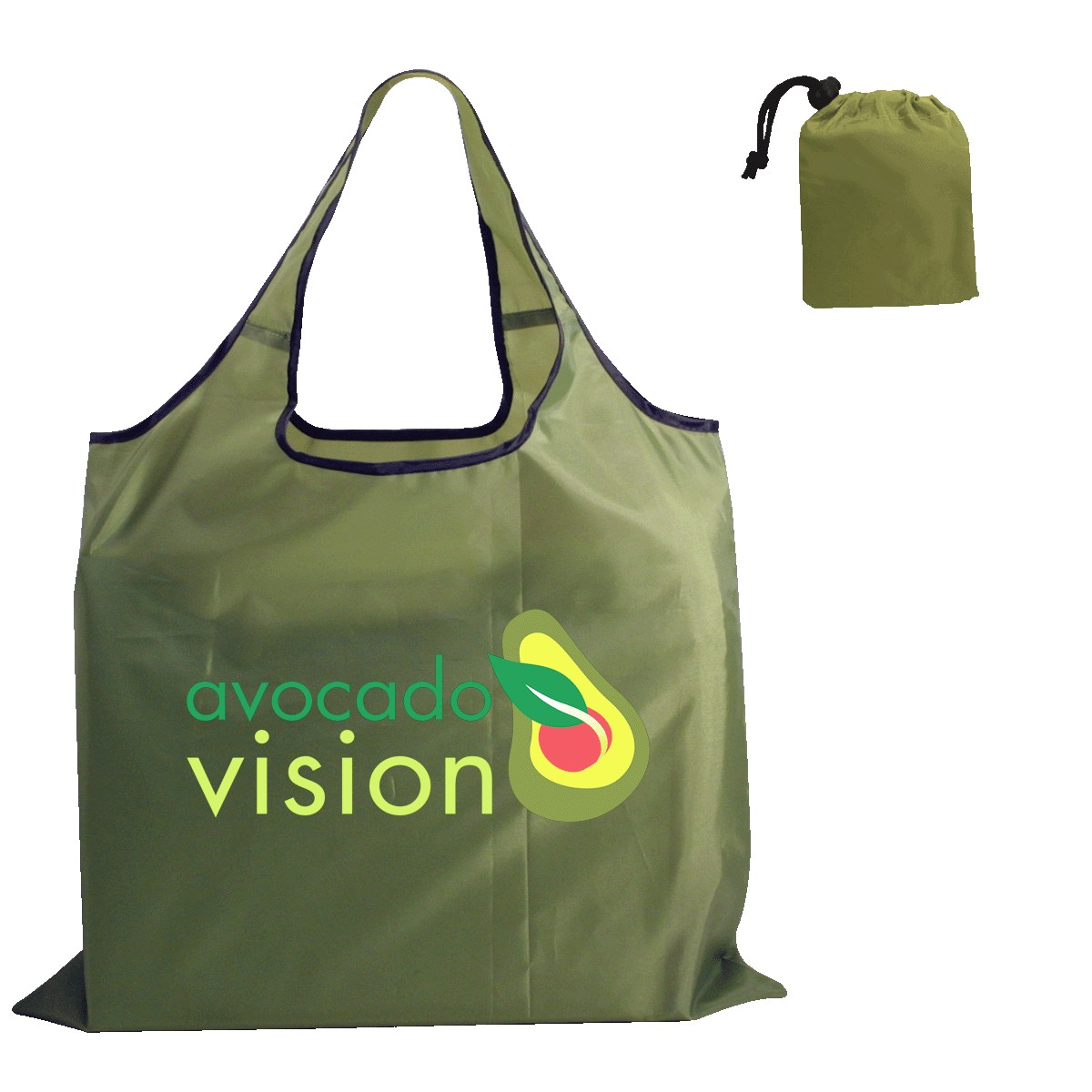 Picture of RPET Fold Away Carryall Tote Bag (Full Color Digital)