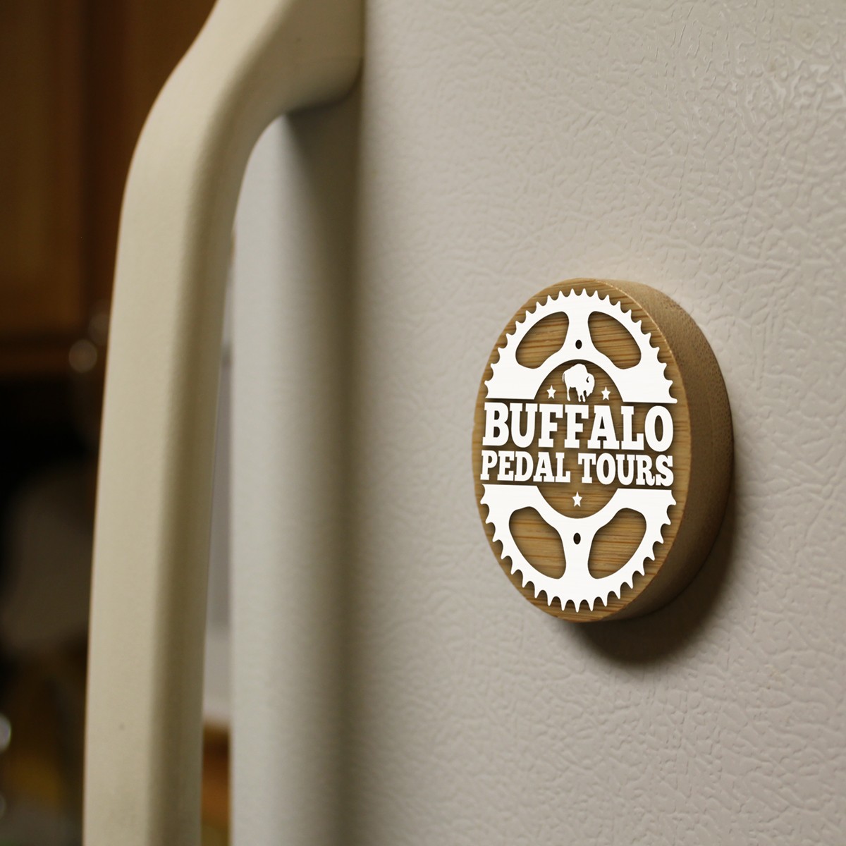 Picture of Bamboo Magnetic Bottle Opener