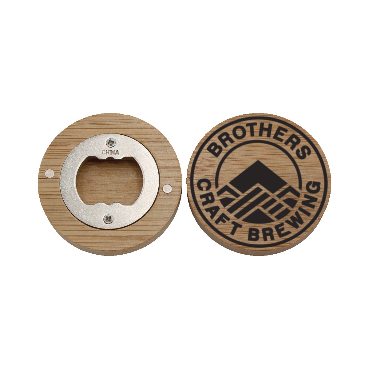 Picture of Bamboo Magnetic Bottle Opener