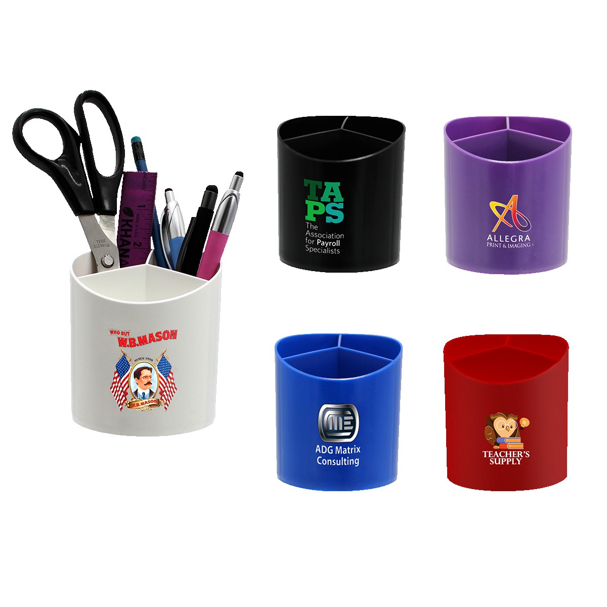 Picture of Recycled Desk Organizer, Full Color Digital