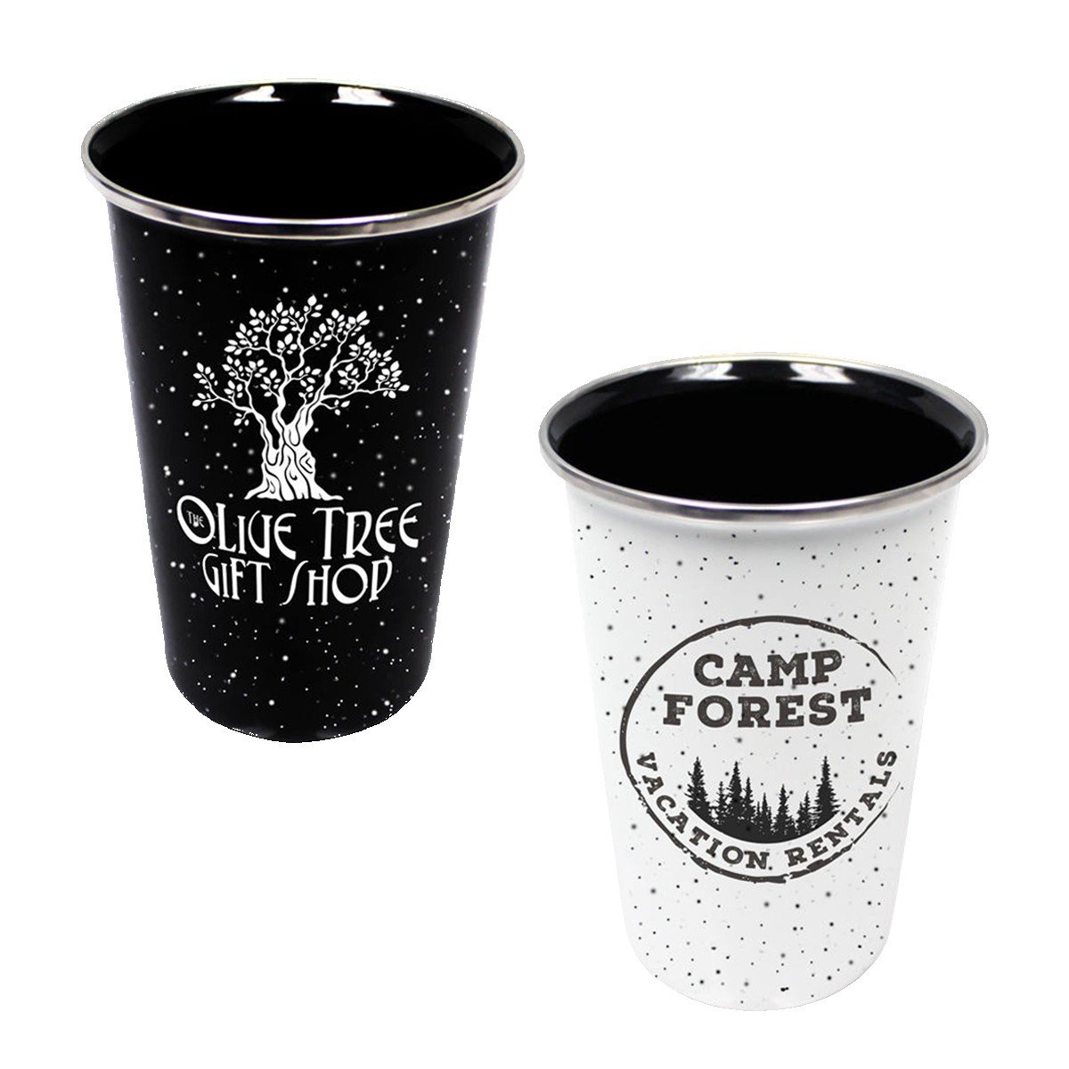 Picture of 17 Oz. Speckled Enamelware Tumbler