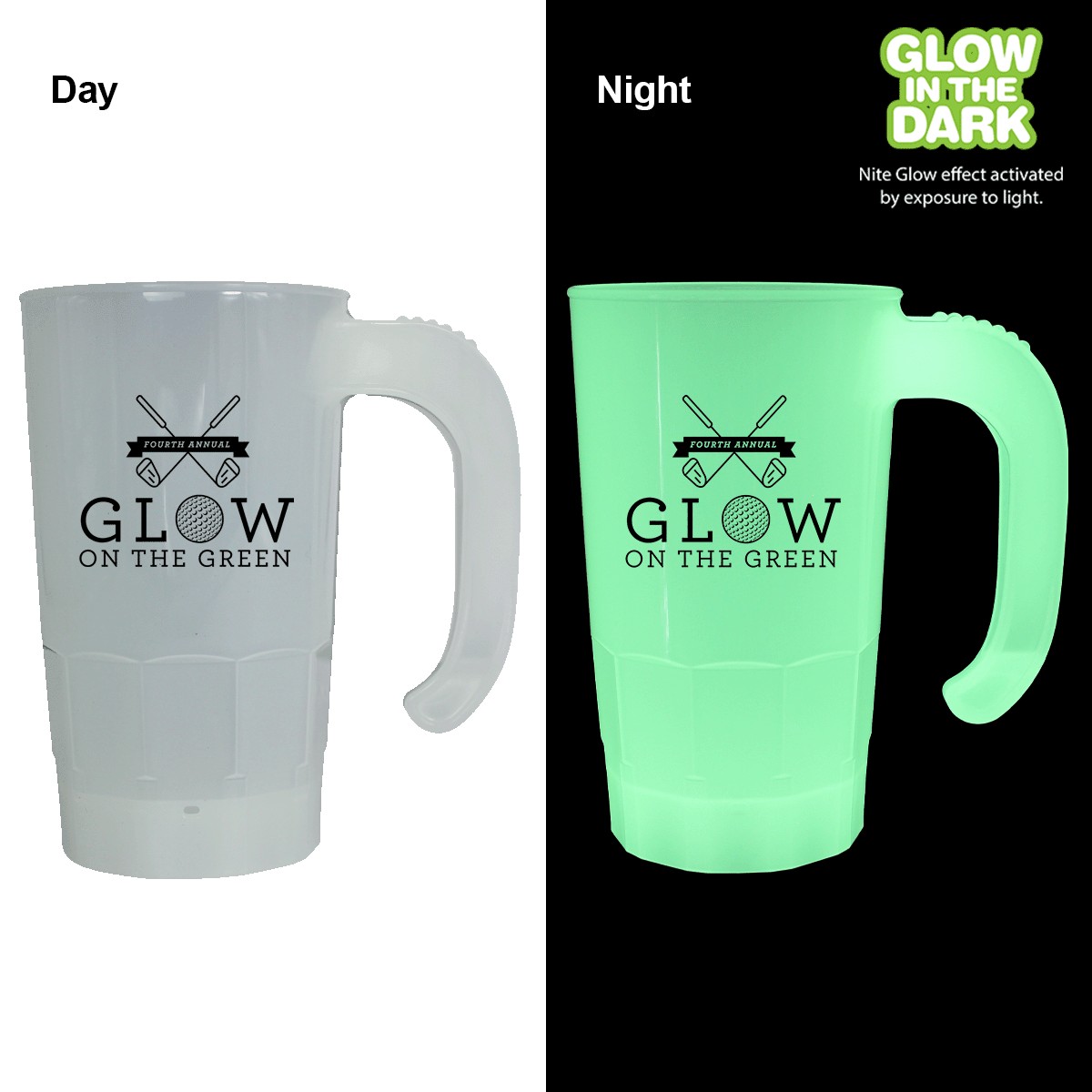 Picture of 20 Oz. Nite Glow Stackable Beer Stein
