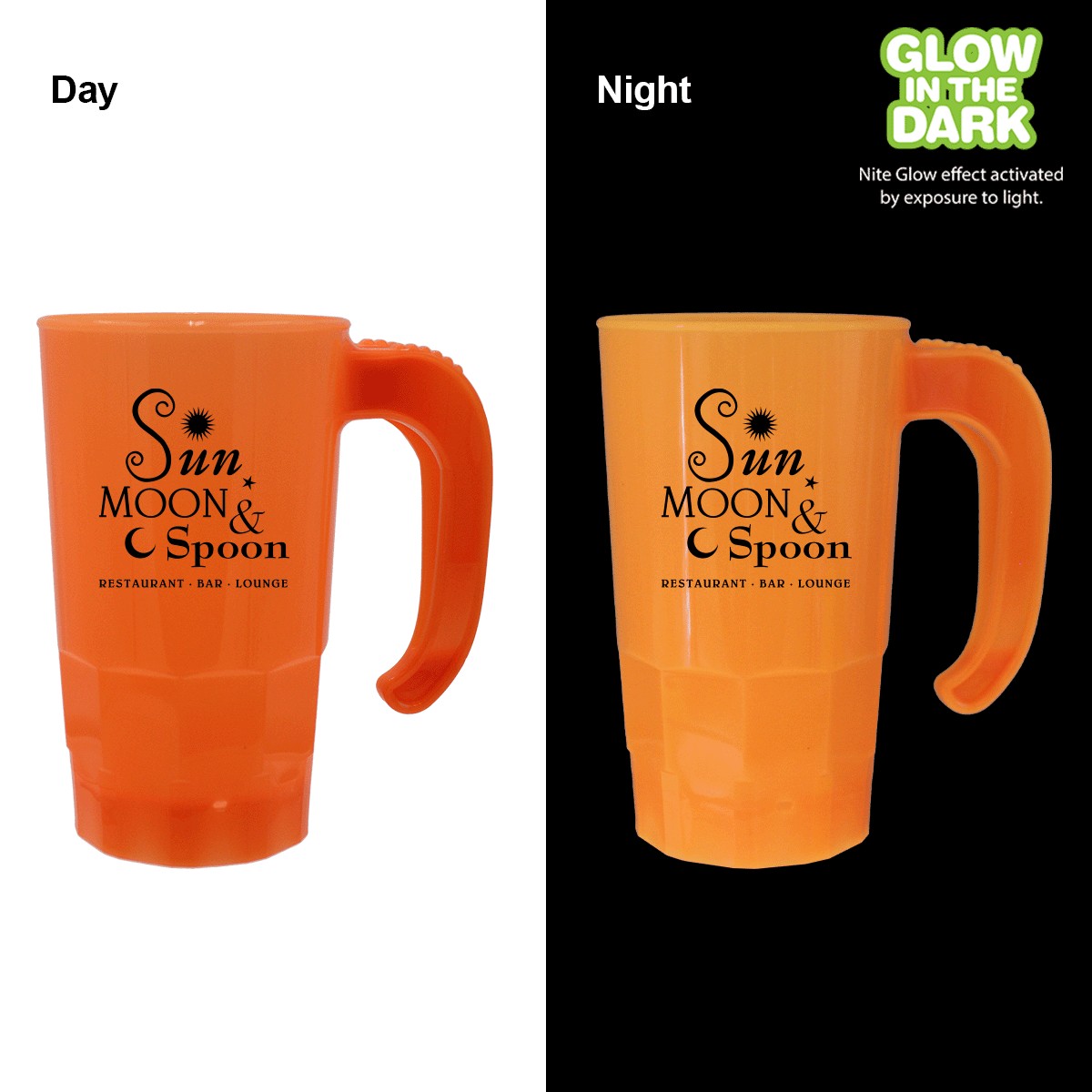 Picture of 20 Oz. Nite Glow Stackable Beer Stein
