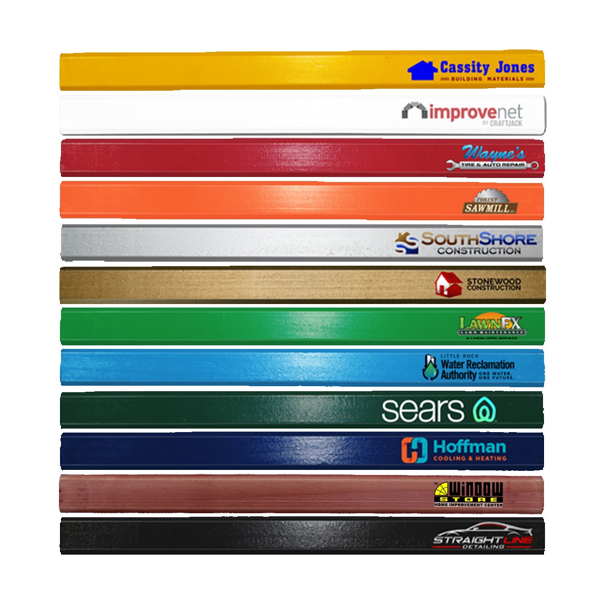 Picture of Enamel Finish Carpenter Full Color Digital Pencil w/Medium Lead