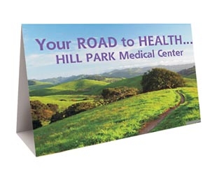 Picture of Full Color Digital Printed Wide Table Tent