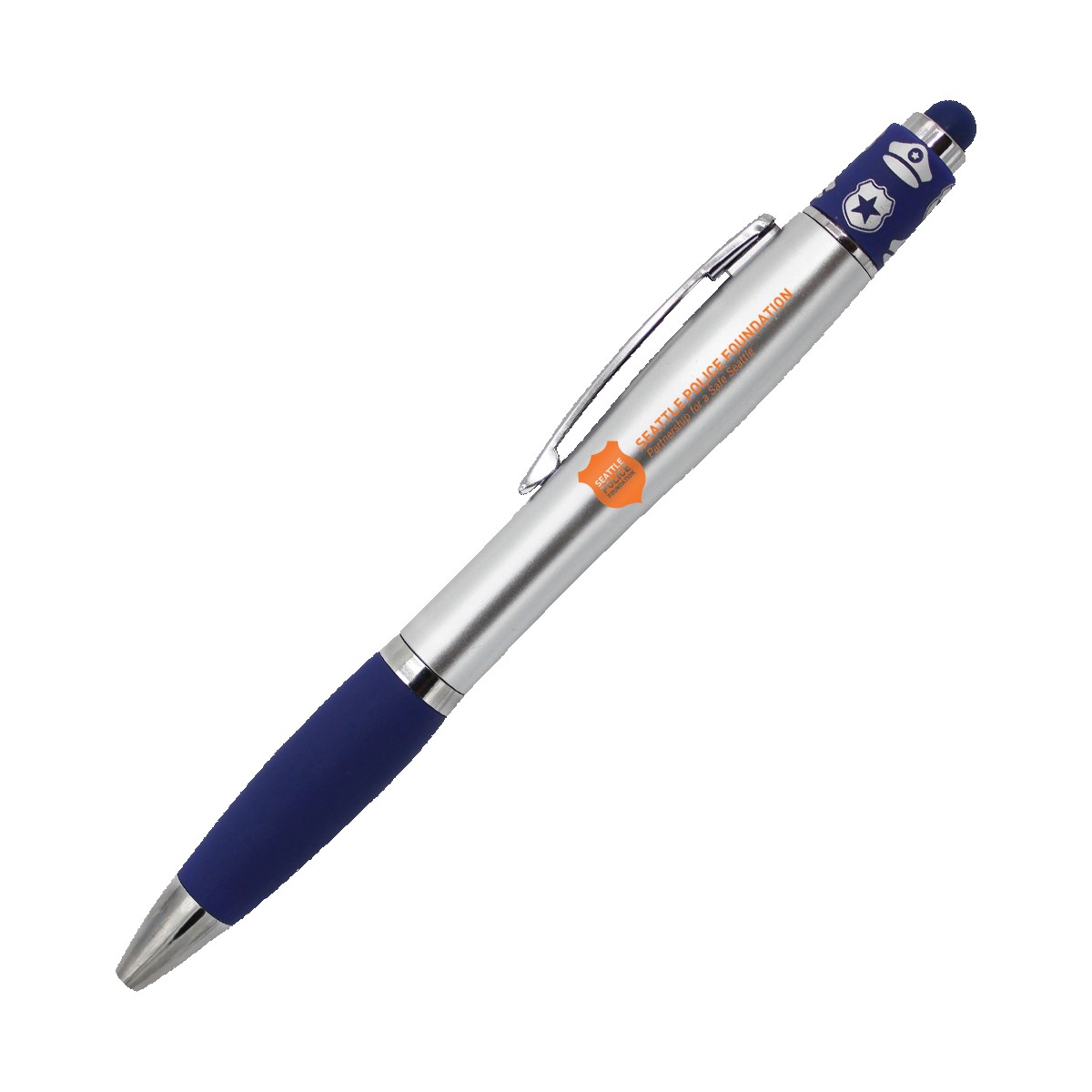 Picture of Police Spin Top Pen w/Stylus
