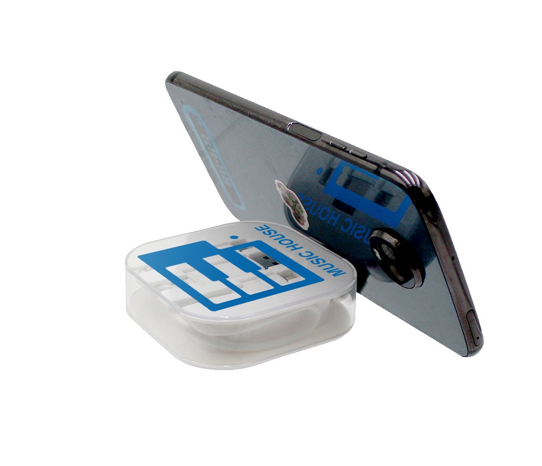 Picture of Charging Cable Case with Phone Stand