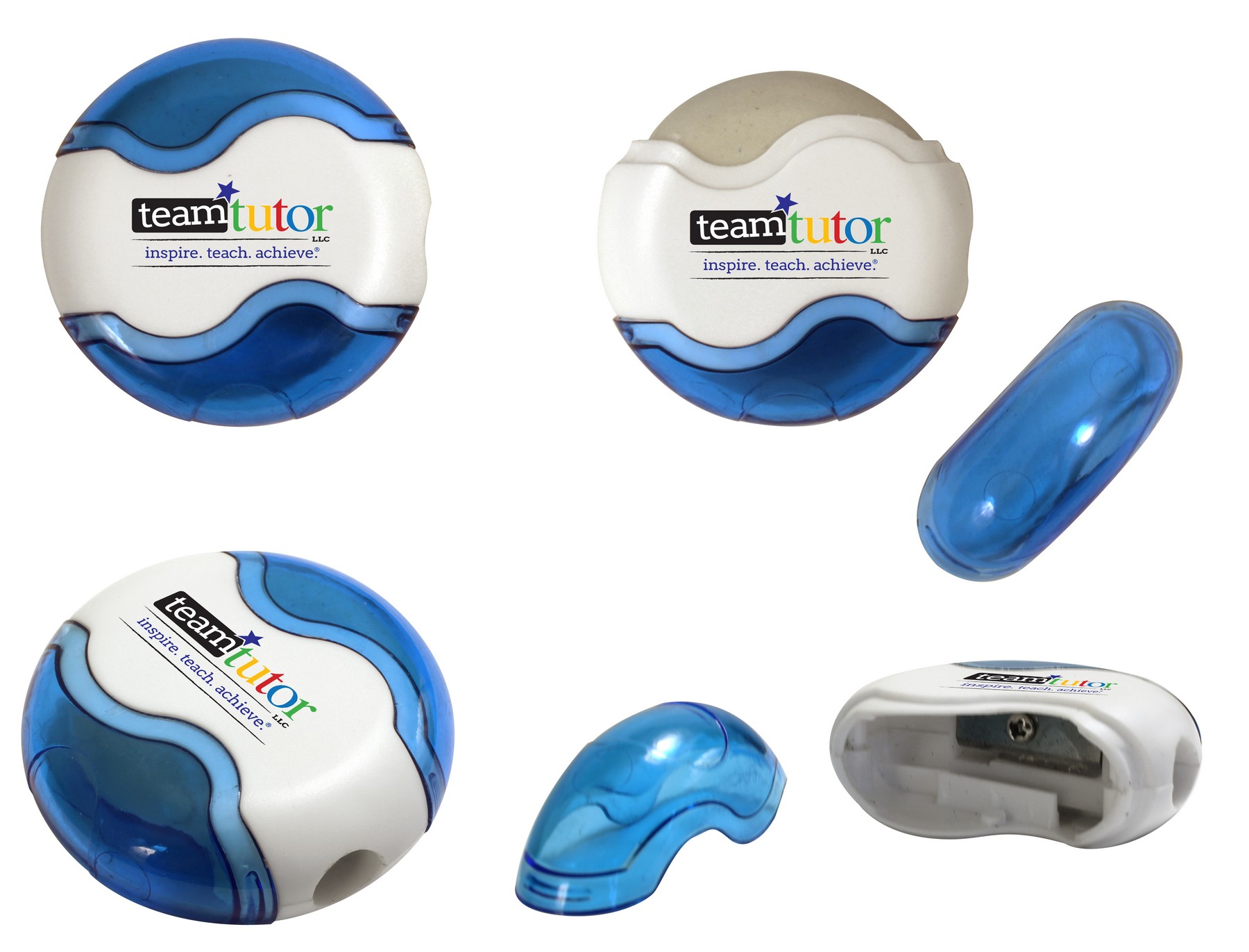 Picture of Round Pencil Sharpener Eraser Combo (Full Color Digital)