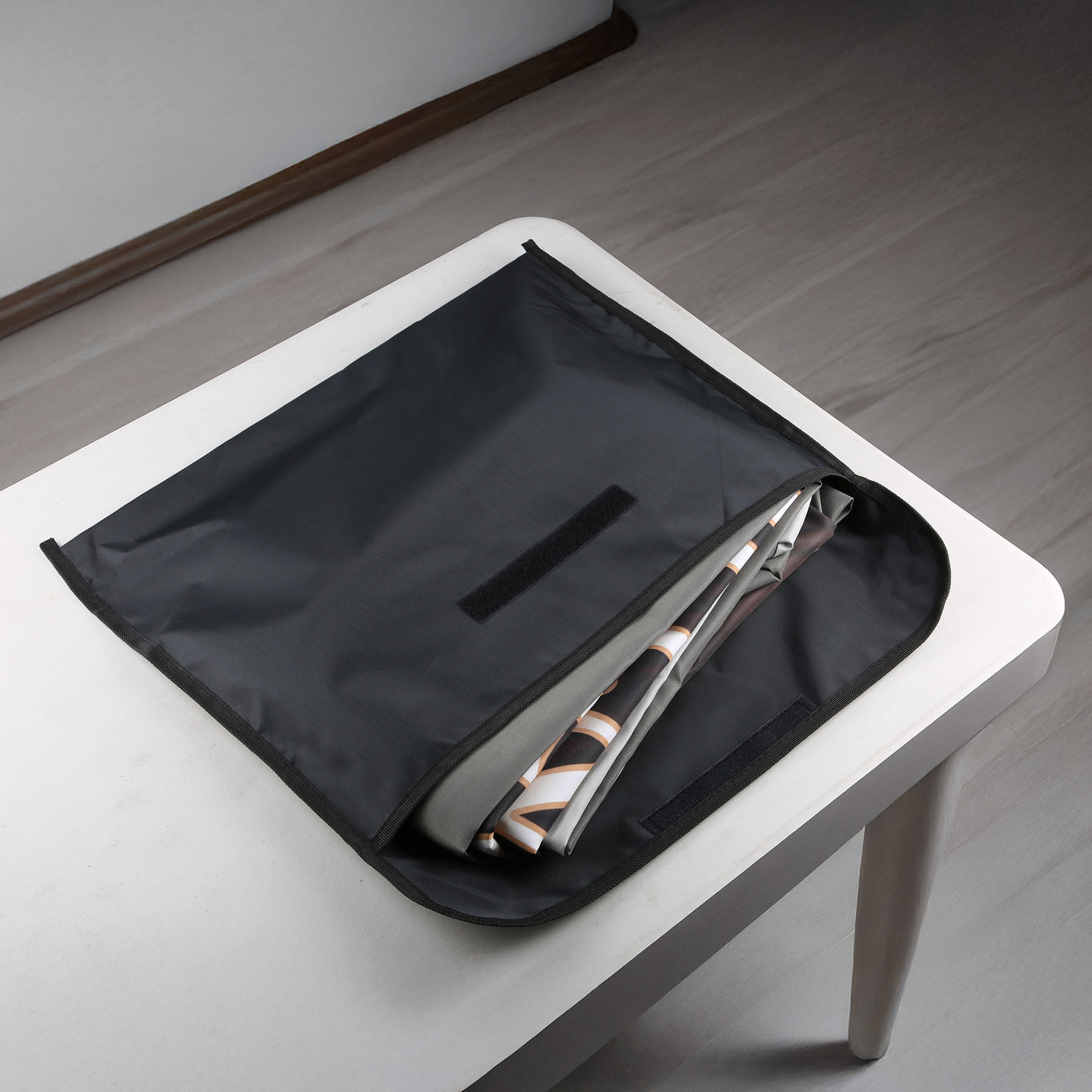 Picture of All Over Full Color Dye Sub Table Cover - flat poly 4-sided, fits 8' table