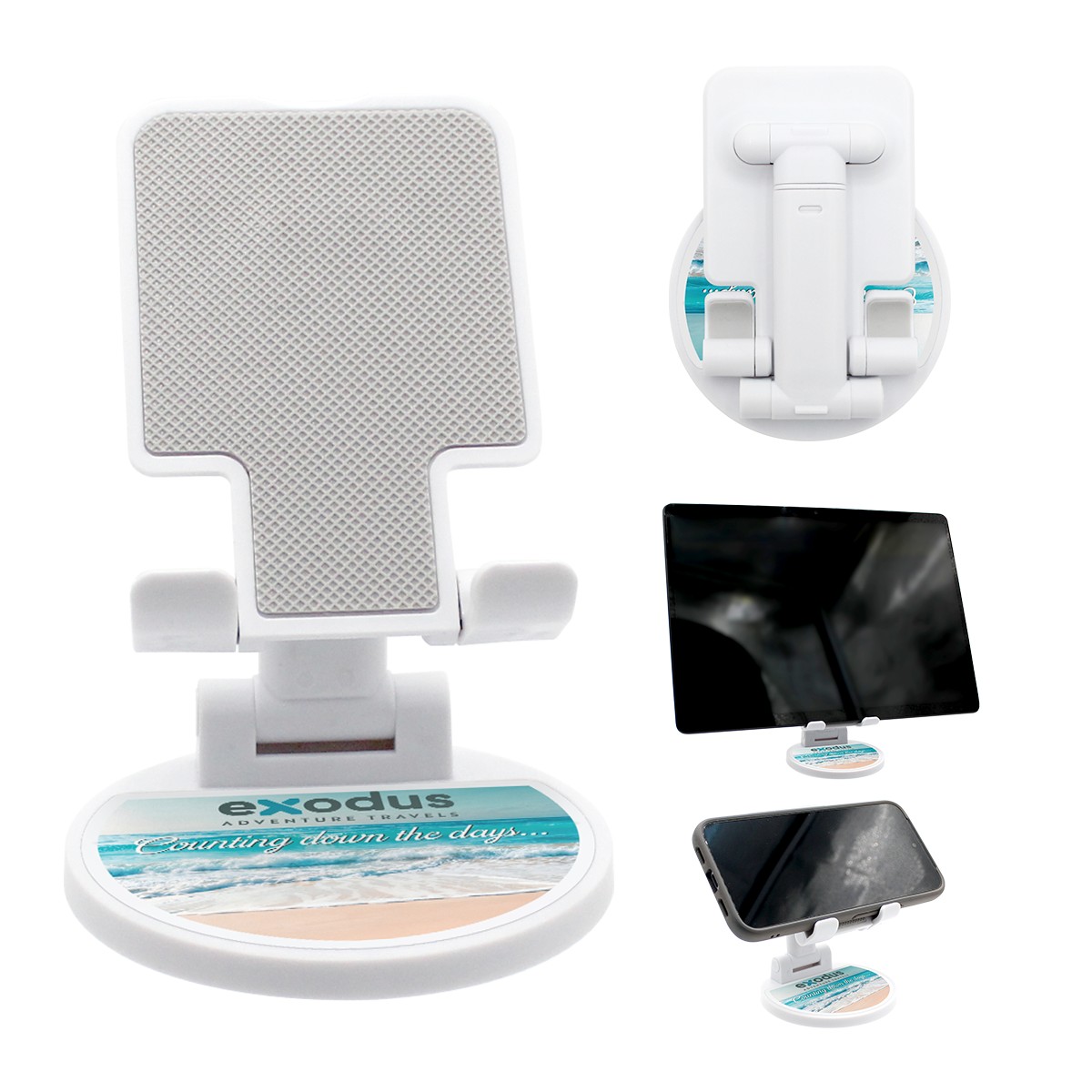 Picture of Recycled Swivel Phone/Tablet Stand, Full Color Digital