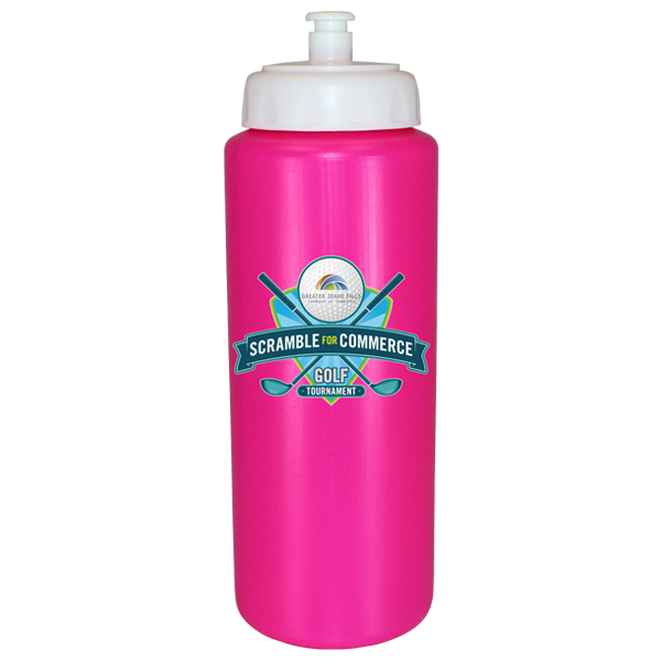Picture of 32 Oz. Sports Bottle w/Push 'n Pull Cap (Full Color Digital)