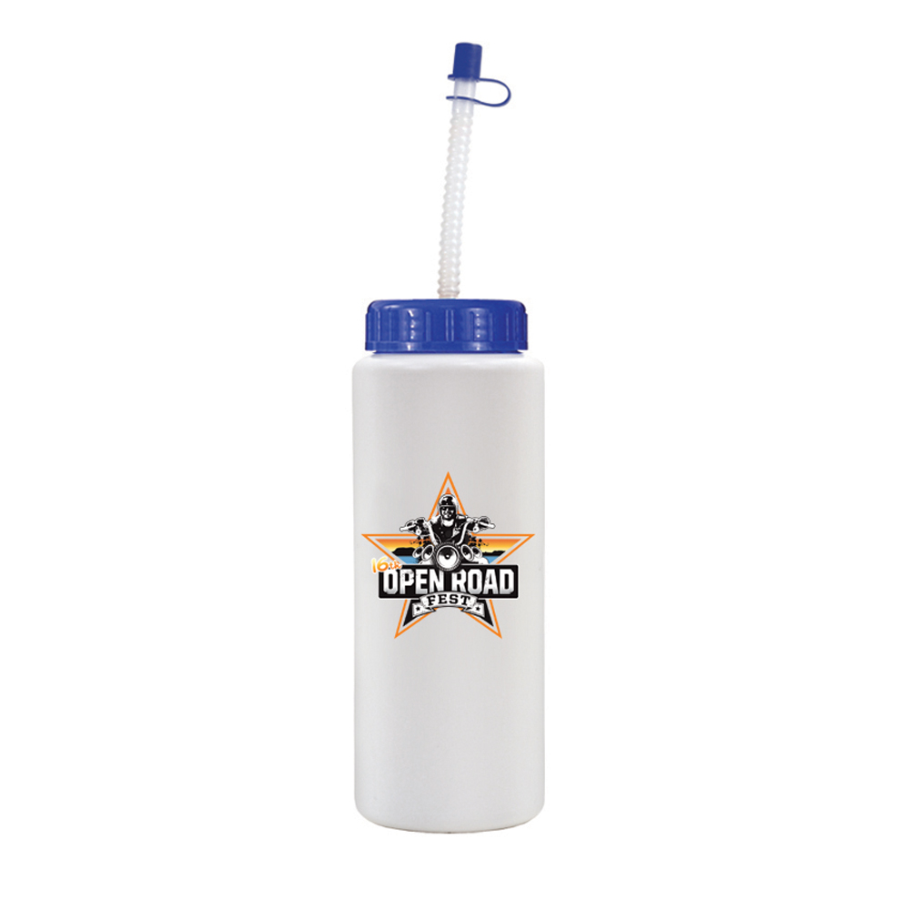 Picture of 32 Oz. Sports Bottle w/Push 'n Pull Cap (Full Color Digital)