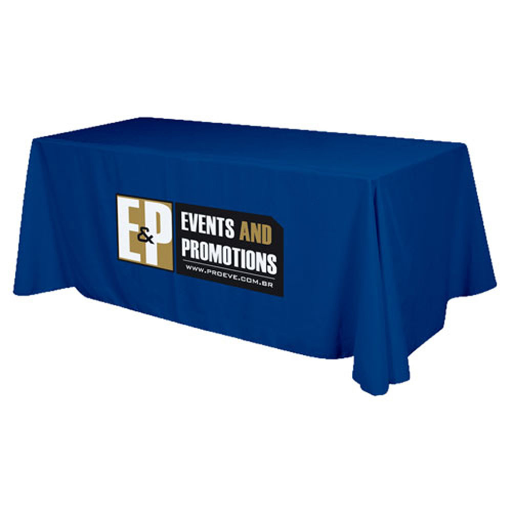 Picture of Flat 3-sided Table Cover - fits 8' standard table: Polyester