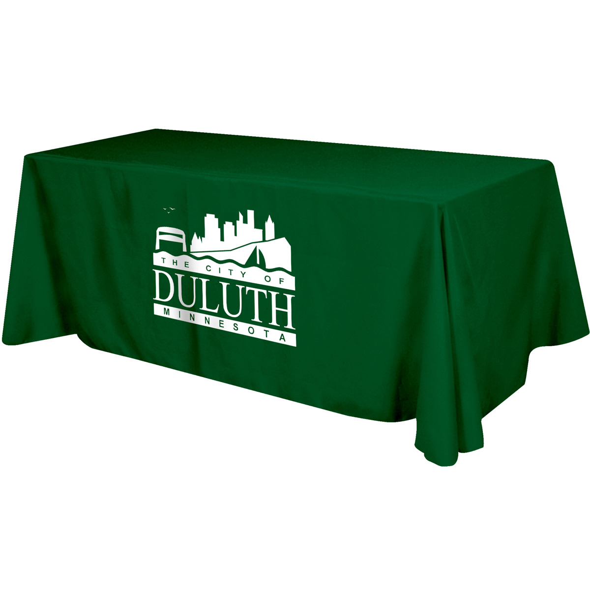 Picture of Flat 3-sided Table Cover - fits 8' standard table: Polyester