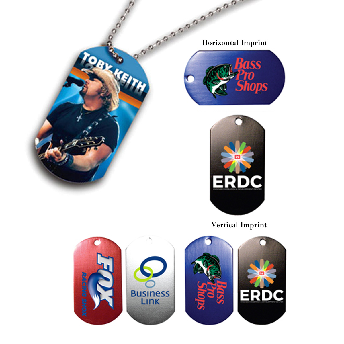 Picture of Metal Dog Tag w/23 1/2" Chain (Full Color Digital)