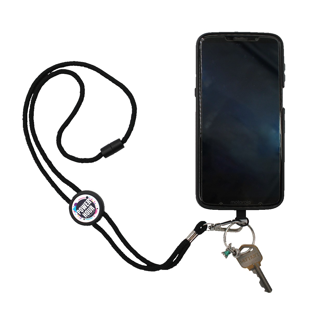 Picture of Tap Phone Holder Lanyard, Full Color Digital