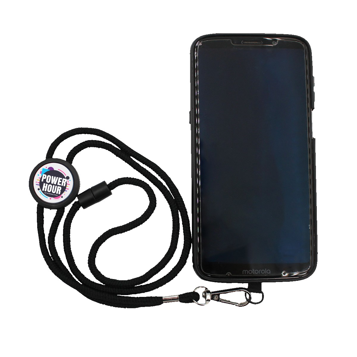 Picture of Tap Phone Holder Lanyard, Full Color Digital