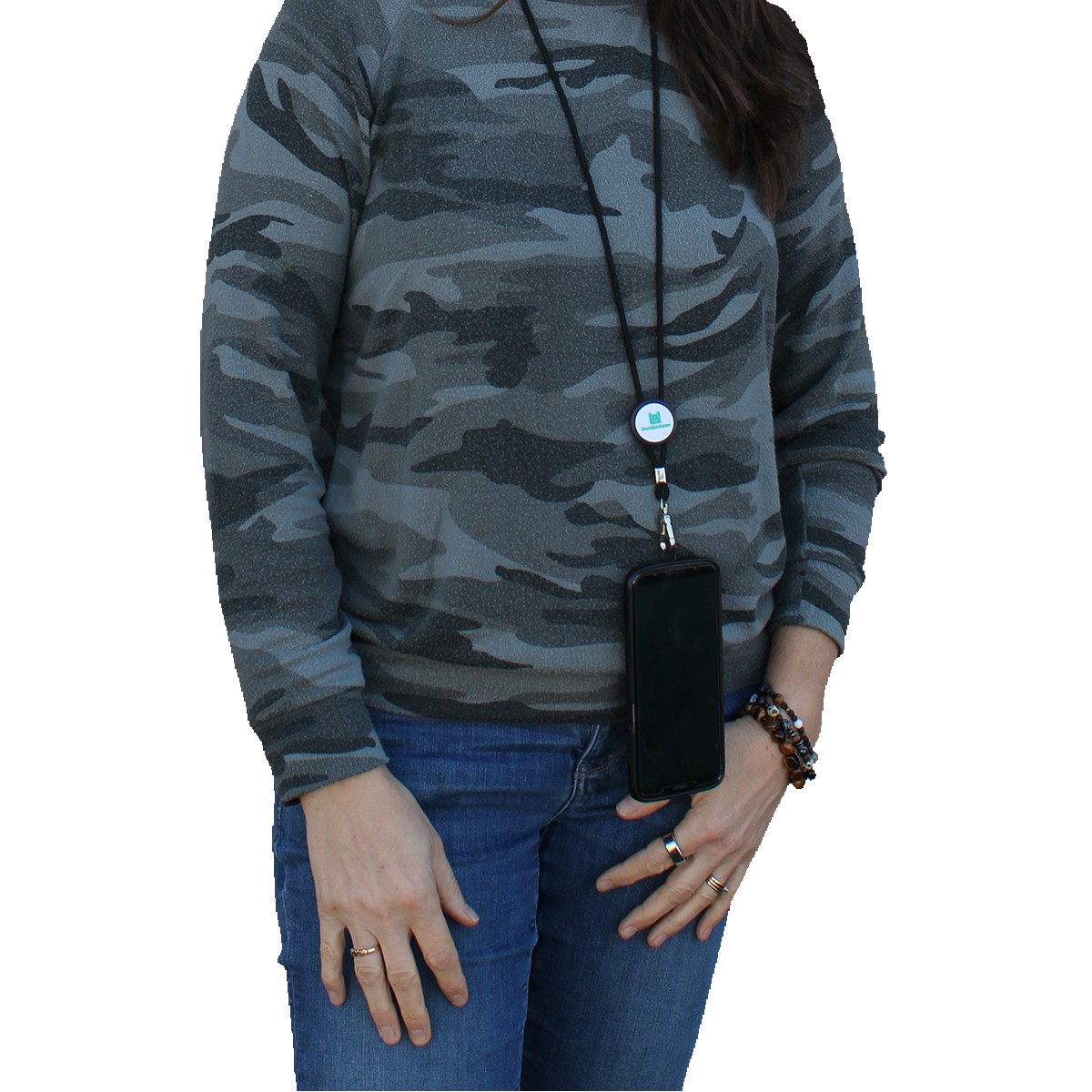 Picture of Tap Phone Holder Lanyard, Full Color Digital