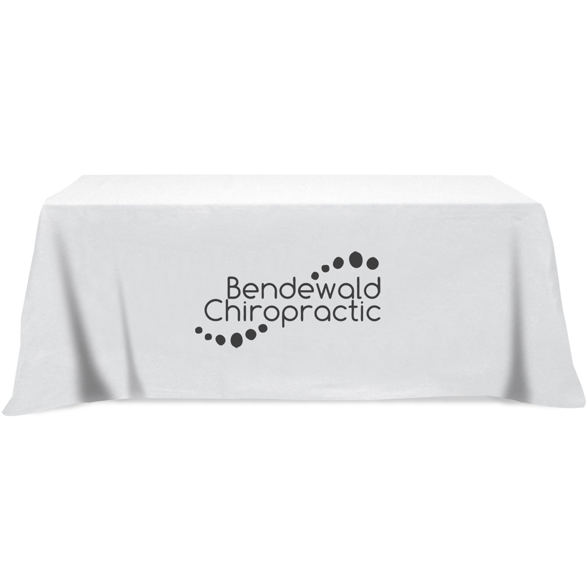 Picture of Flat 4-sided Table Cover - fits 8' standard table: Poly-Cotton