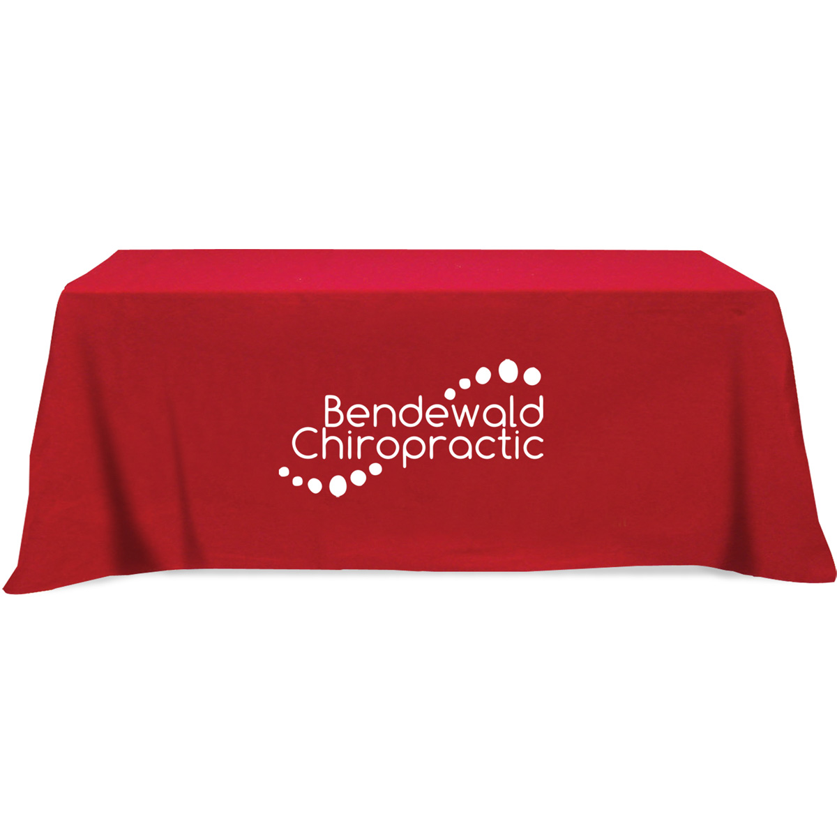 Picture of Flat 4-sided Table Cover - fits 8' standard table: Poly-Cotton