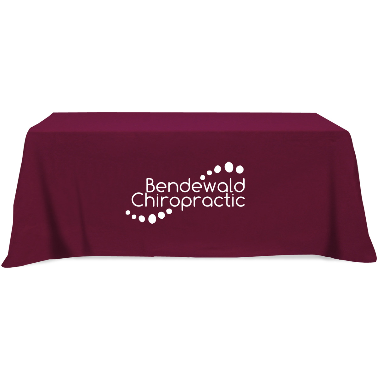 Picture of Flat 4-sided Table Cover - fits 8' standard table: Poly-Cotton