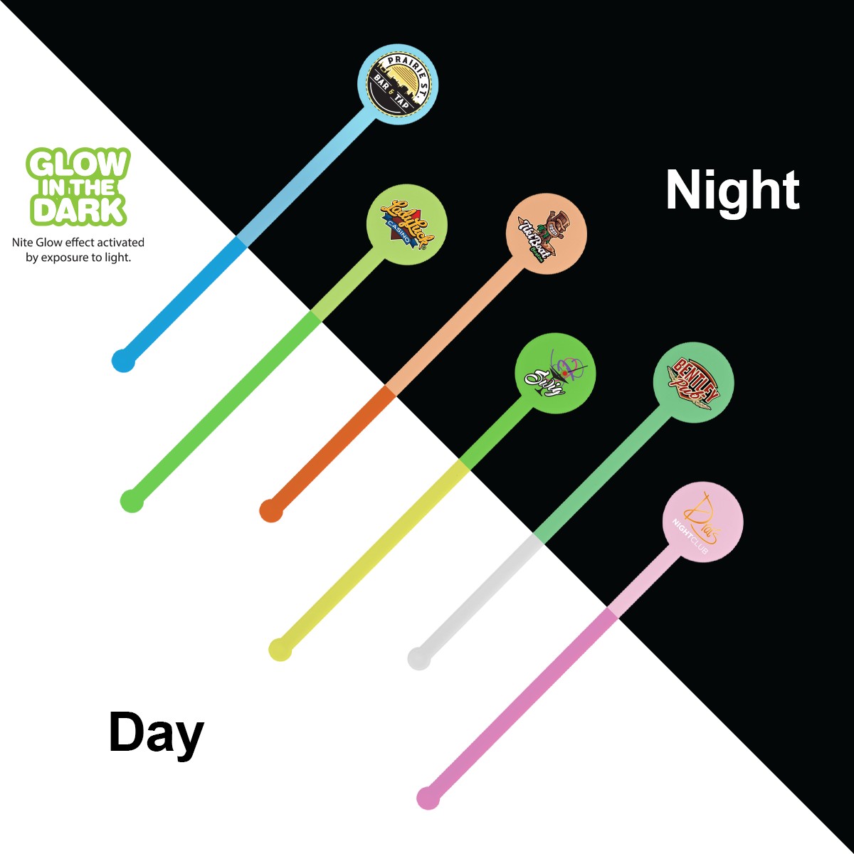 Picture of Nite Glow 6" Stirrer, Full Color Digital