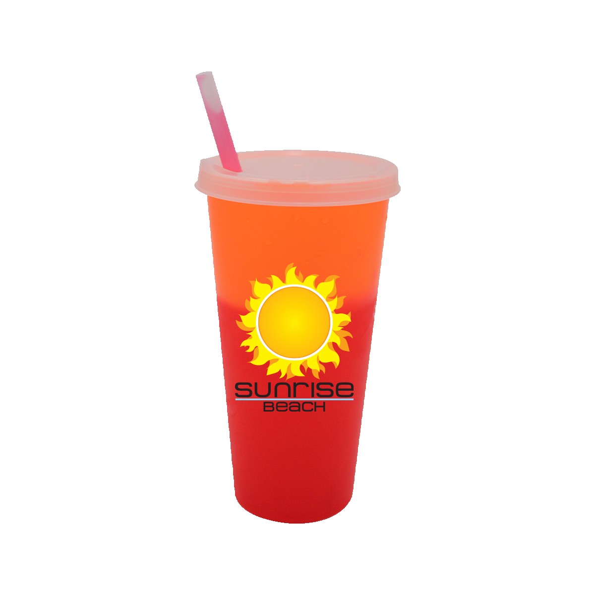 Picture of Mood 26 oz. Tumbler with Straw and Lid, Full Color Digital