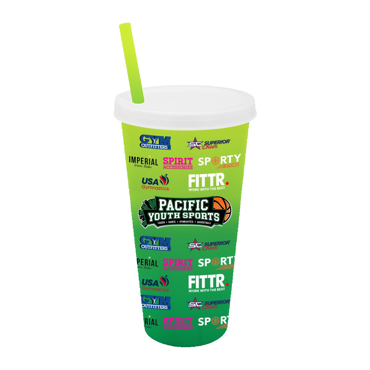 Picture of Mood 26 oz. Tumbler with Straw and Lid, Full Color Digital