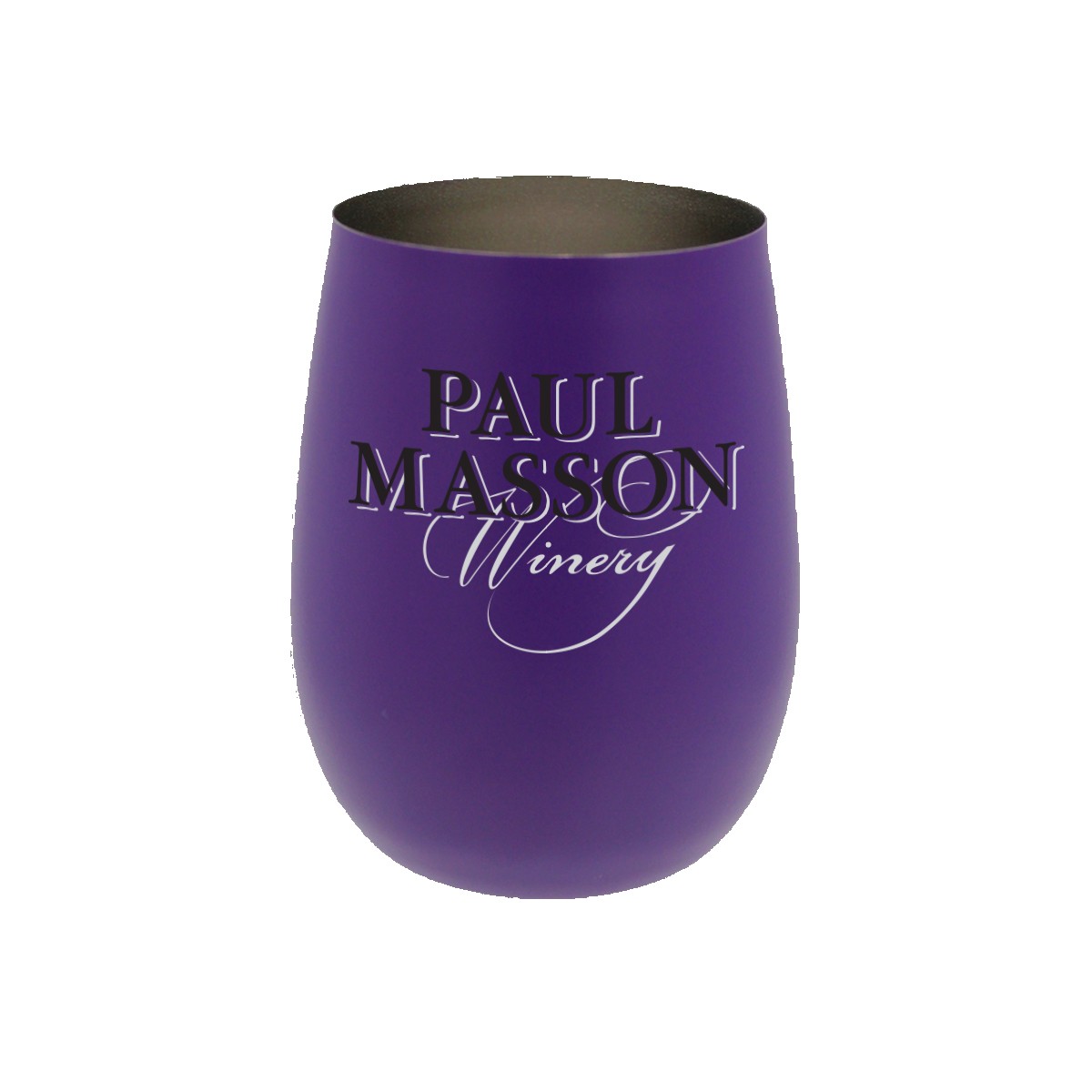 Picture of 12 oz. Recycled Stainless Wine Glass, Full Color Digital