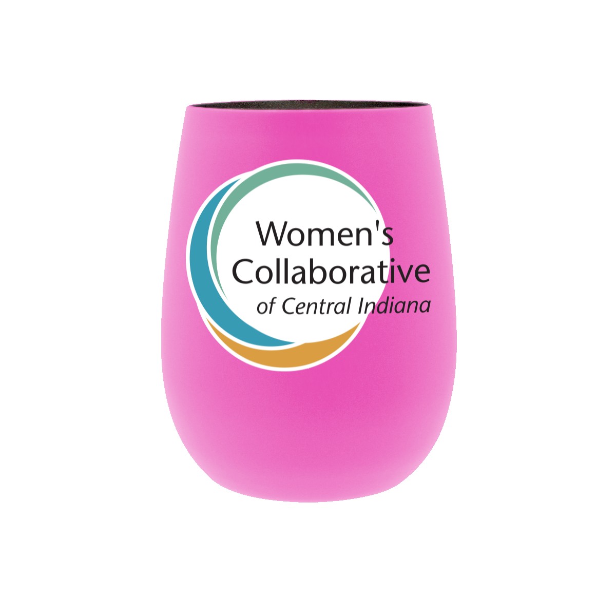 Picture of 12 oz. Recycled Stainless Wine Glass, Full Color Digital