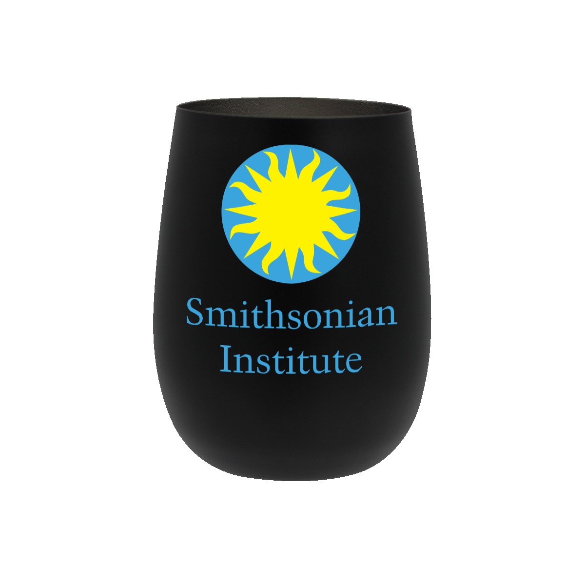 Picture of 12 oz. Recycled Stainless Wine Glass, Full Color Digital