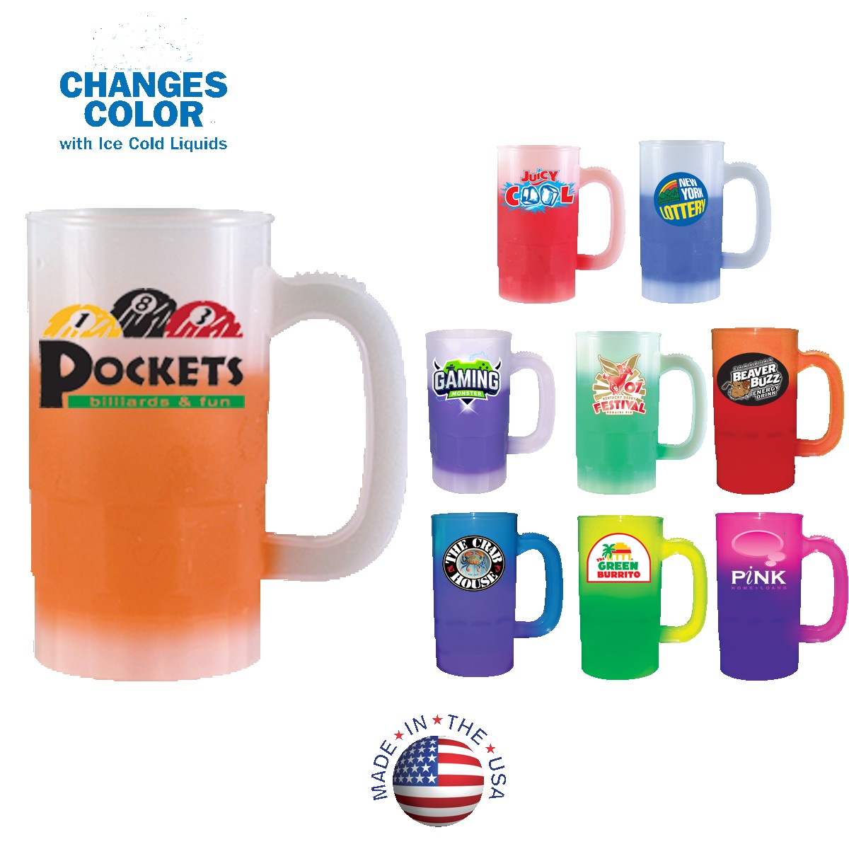 Picture of 14 Oz. Mood Beer Stein (Full Color Digital)