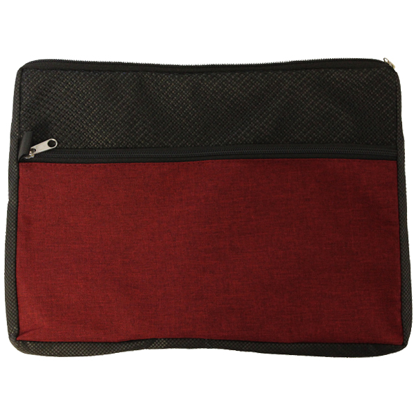 Picture of Blank Double Zipper Accessory Bag