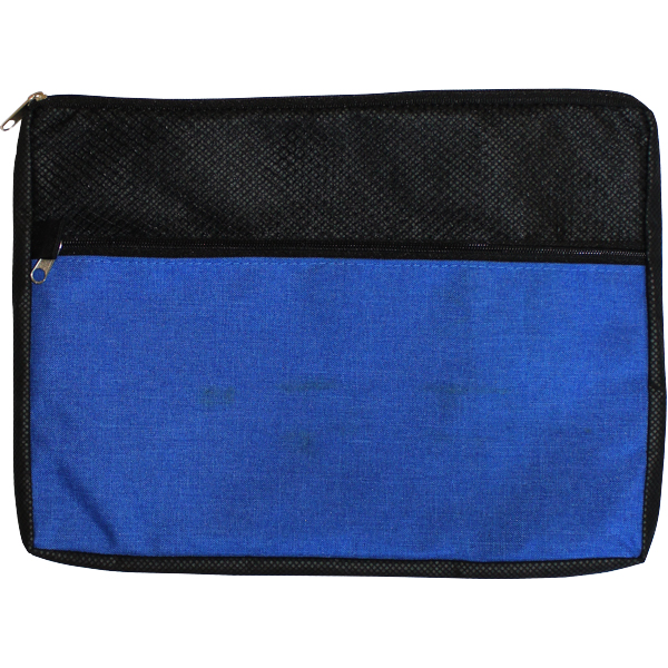 Picture of Blank Double Zipper Accessory Bag