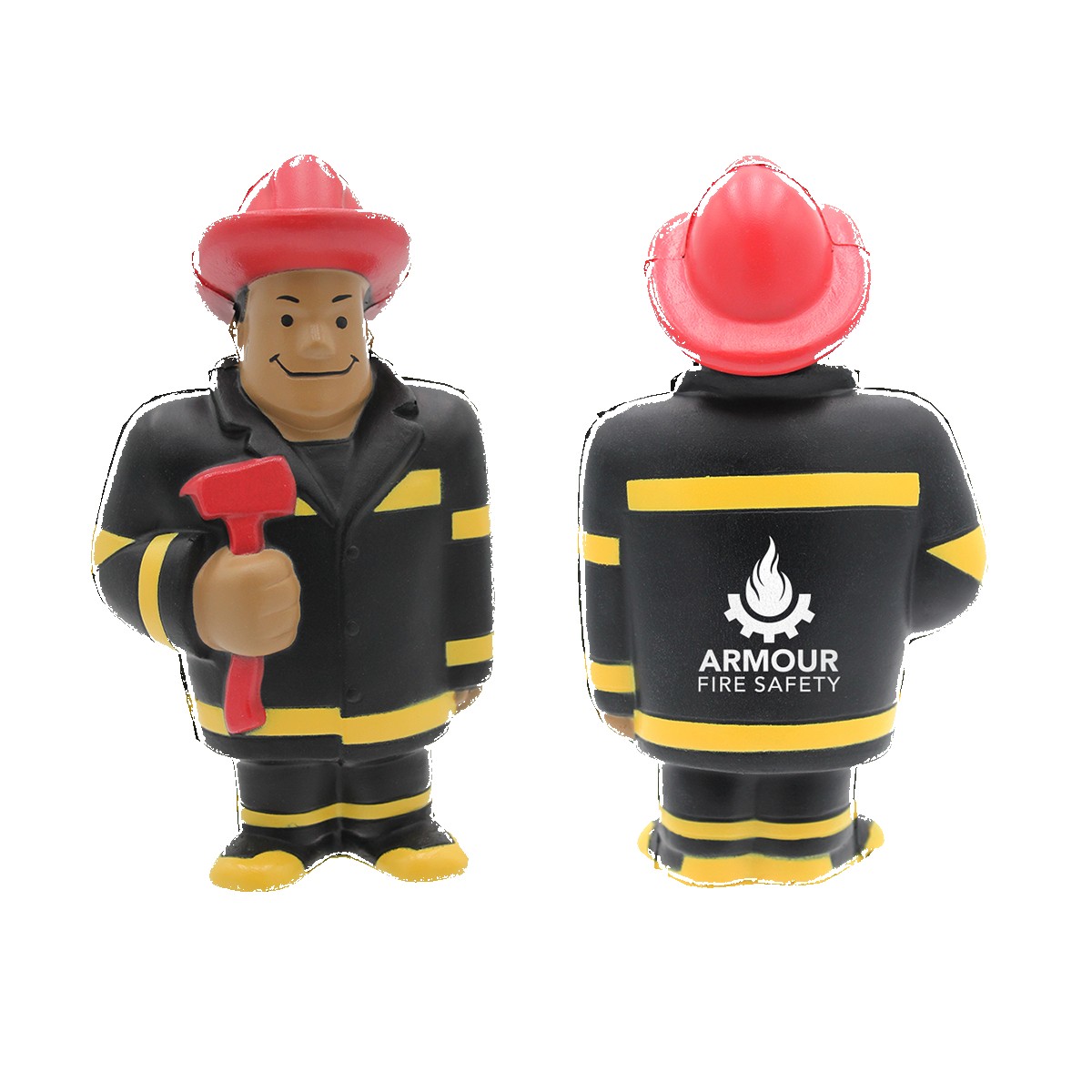 Picture of Fire Chief Eye Poppin' Pal Stress Reliever (Spot Color)