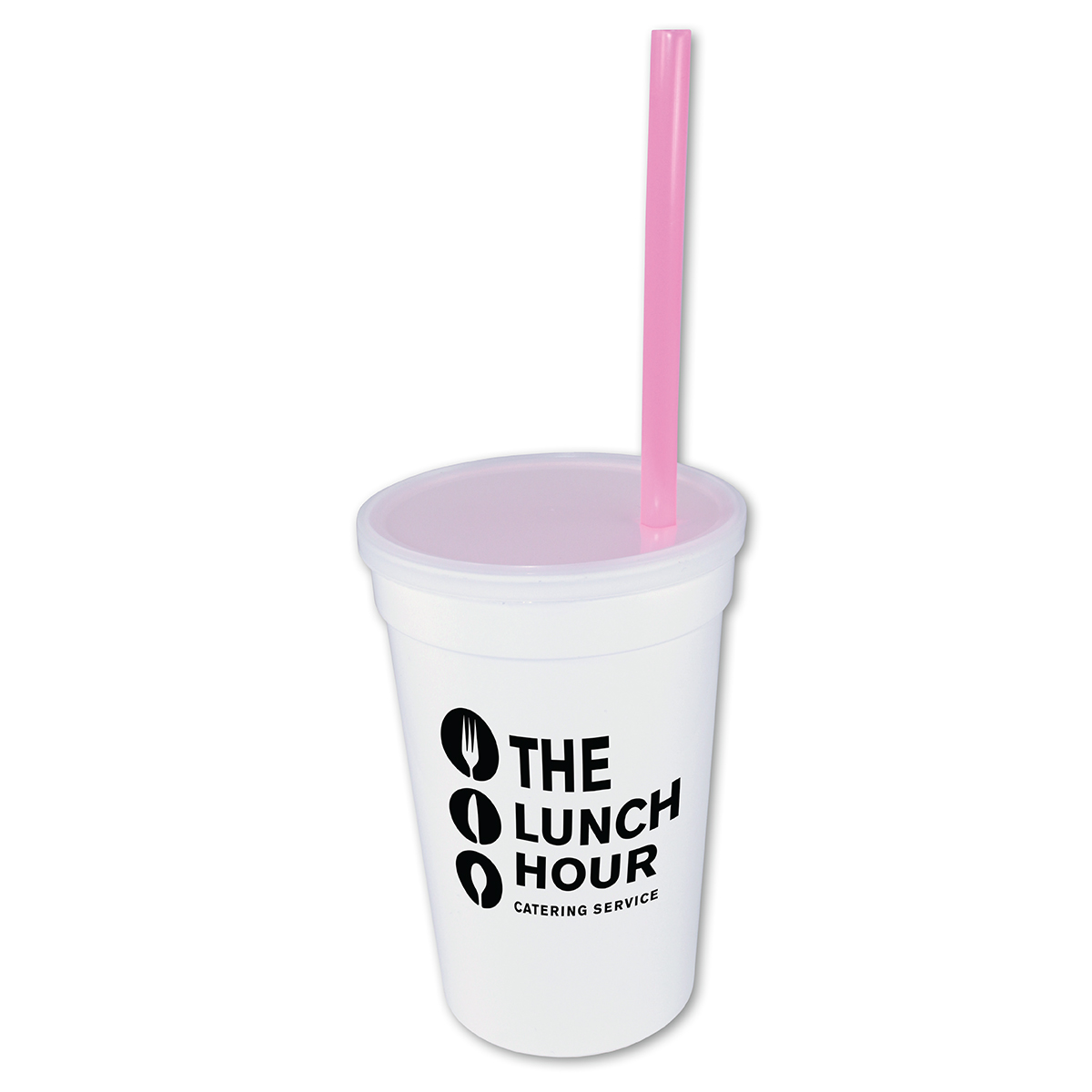 Picture of 17 Oz. Smooth Cup/Straw/Lid Set