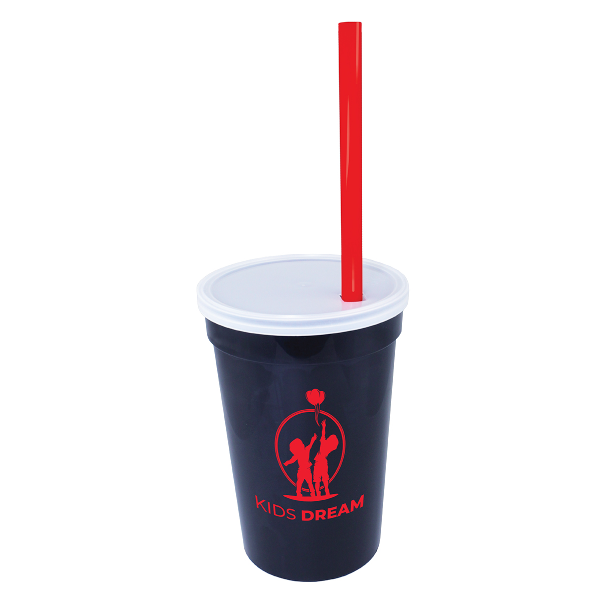 Picture of 17 Oz. Smooth Cup/Straw/Lid Set