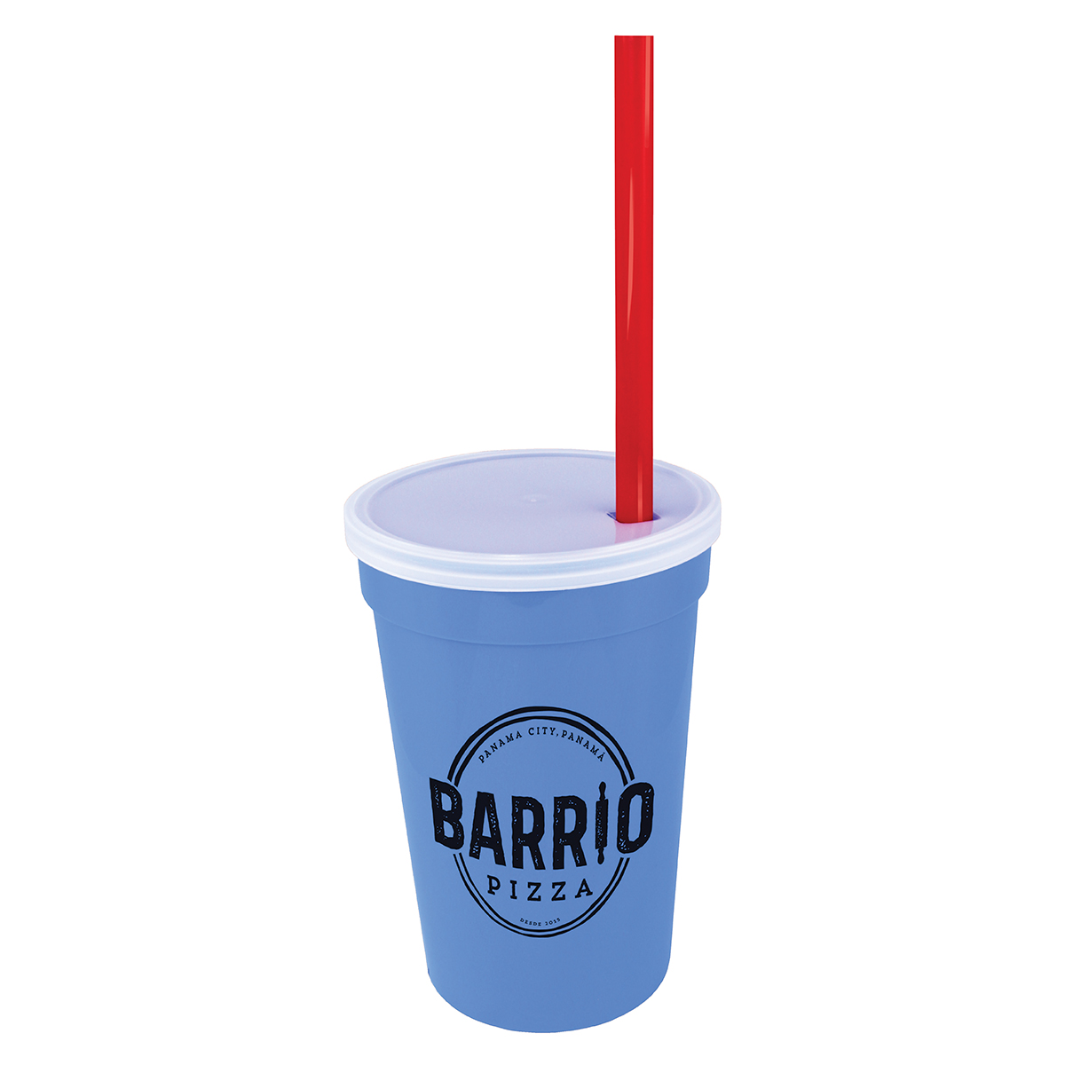Picture of 17 Oz. Smooth Cup/Straw/Lid Set